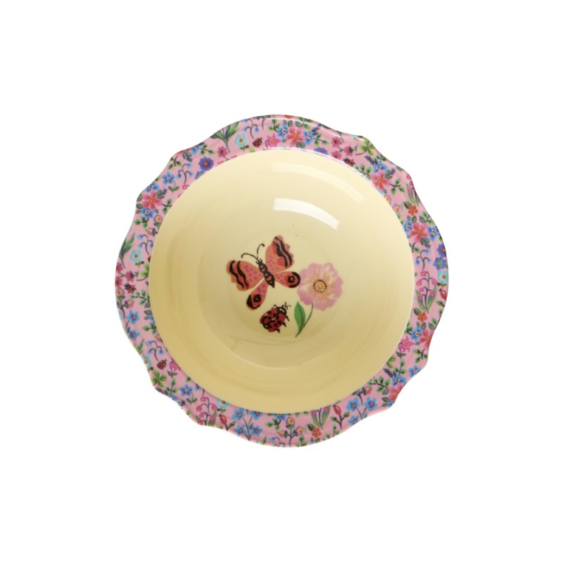 rice &  Nathalie Lete Melamine Vintage  Bowl / Pink